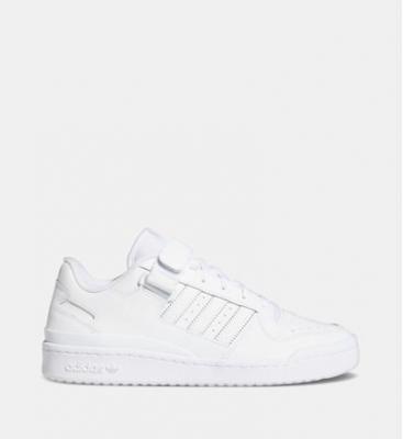 ADIDAS  Baskets en Cuir Forum Low blanches T.41 1/3