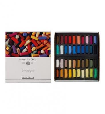 SENNELIER  Bo&icirc;te De 40 Demi-pastels Pastels &Agrave; L'&eacute;cu - 