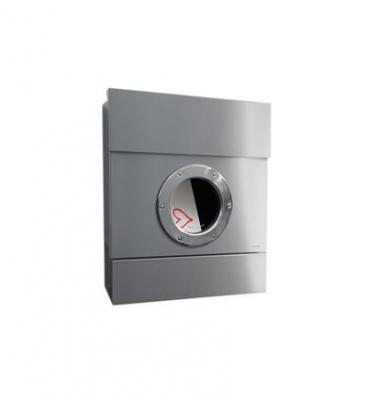 RADIUS  Design - Letterman II, en acier inoxydable mat poli