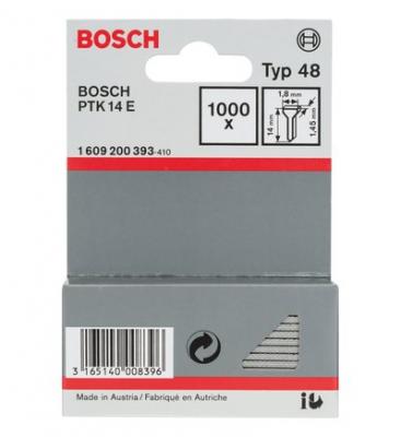 BOSCH  Accessories 1609200393 Clou Lot de 1000 14 mm