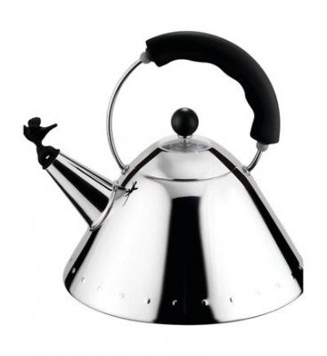 ALESSI  - 9093 bouilloire &laquo; Bird Kettle &raquo;, poli / noir