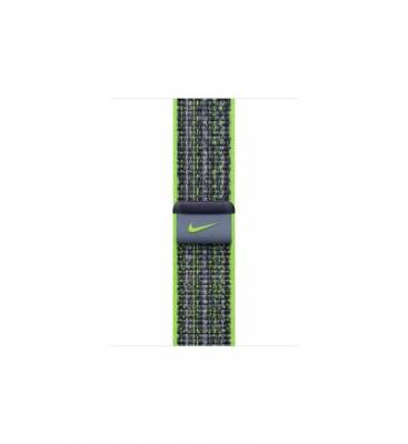 APPLE  Boucle Sport Nike Vert vif/Bleu pour  Watch - Taille 41.mm