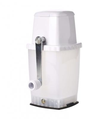 TELLIER Broyeur &agrave; glace manuel avec ventouse blanc H26,5 x l12 x L18,5 cm