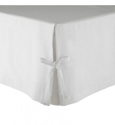 OLIVIER DESFORGES Cache sommier en lin, Amboise Blanc 