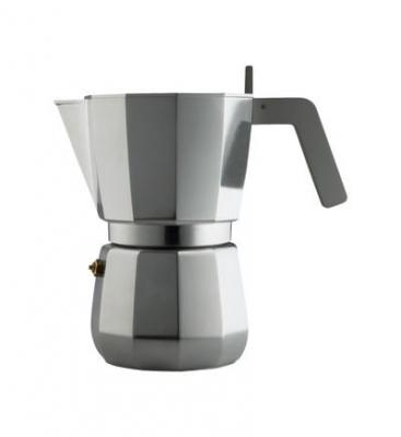 ALESSI Cafeti&egrave;re Espresso Moka 9 tasses 45 cl Gris 