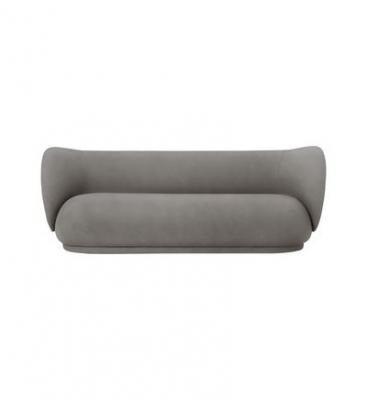 FERM LIVING Canap&eacute; Rico 3 places taupe bross&eacute; - 