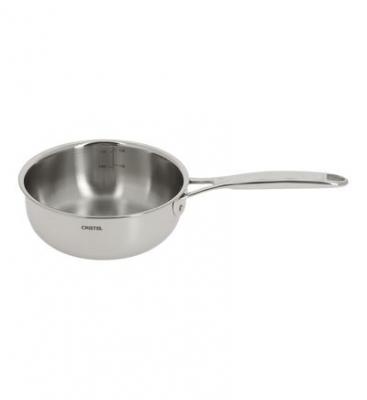 CRISTEL  C18Cpf Casserole 18 Cm Castel Pro 5 Iply Poignee Fixe