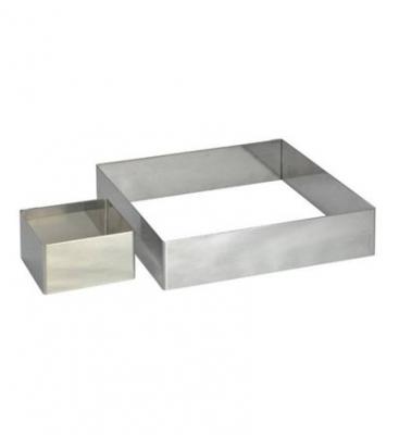 DEBUYER Cercle carr&eacute; inox 20 x 20 cm H 4.5 cm Multicolore De Buyer