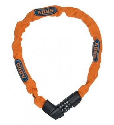 ABUS  Tresor 1385/75 OG (6mm) Unisex, Orange (Neon Orange), 75 cm
