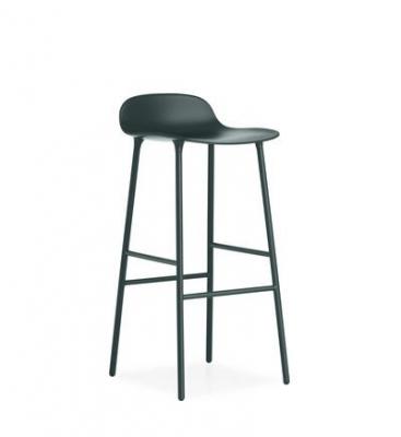 Tabouret de bar en acier et pp vert 75 cm Form - Normann Copenhagen