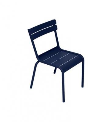 FERMOB  Chaise enfant LUXEMBOURG - 92 bleu abysse