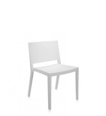 Kartell set de 2 chaises lizz mat (blanc opaque - technopolym&egrave;res)