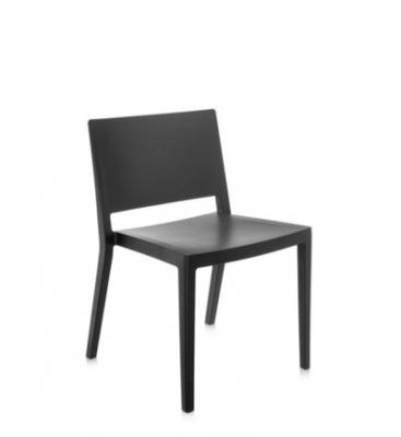 Kartell Chaise Lizz Mat - finition mate - noir