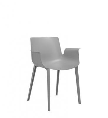KARTELL  plume Fauteuil, gris, 3.9&nbsp;x 77&nbsp;x 62&nbsp;cm