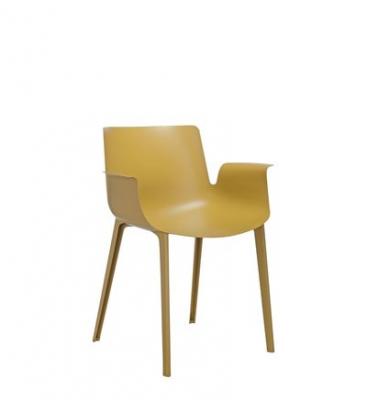 KARTELL  plume Fauteuil, moutarde, 3.9&nbsp;x 77&nbsp;x 62&nbsp;cm