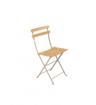 FERMOB  Chaise pliante BISTRO Naturel - 14 muscade
