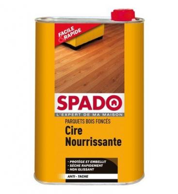 SPADO Cire liquide parquet - ch&ecirc;ne fonc&eacute; - 1 L