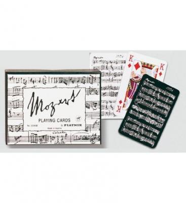 PIATNIK Coffret de 2 jeux de cartes MOZART BLACK & WHITE  Multicolore 