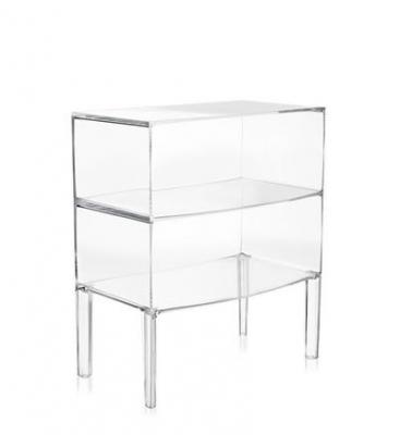 Kartell - Ghost Buster Commode grande, claire comme du cristal
