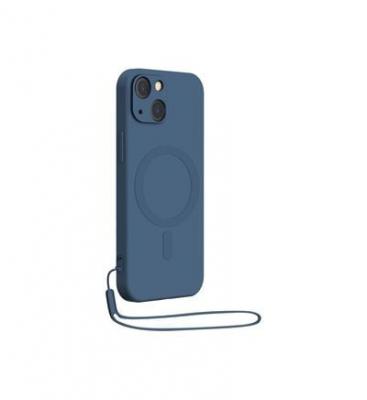 BIGBEN CONNECTED Coque Compatible MagSafe Silicone Bleue pour iPhone 14 Bigben - Neuf