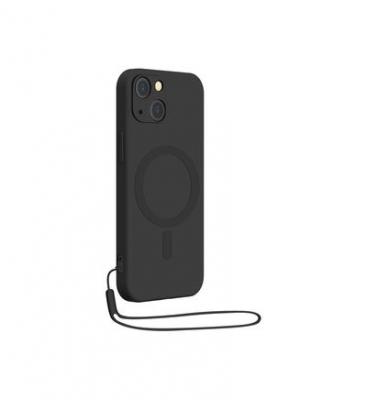 BIGBEN CONNECTED Coque  iPhone 14 Plus MagSafe silicone noir