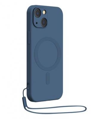 BIGBEN CONNECTED  covmagip14pb - coque magsafe silicone ip14 pro blue