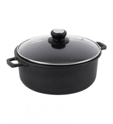 DE BUYER Coquelle fonte d'aluminium 24cm + couvercle en verre - 8311.24 8311.24