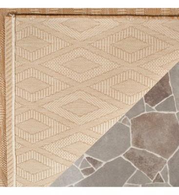 SAFAVIEH Tapis interieur & exterieur en beige, 201 x 290 cm