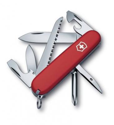 VICTORINOX Couteau Suisse de Poche -  Hiker - 1.4613 - Rouge - 11 Outils