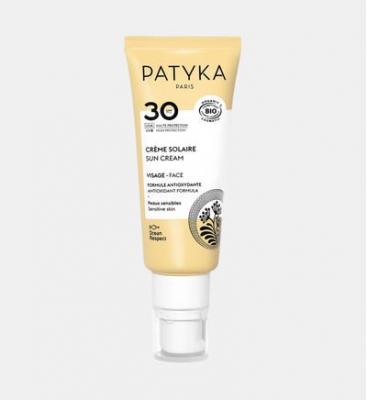 PATYKA  Cr&egrave;me Solaire Visage SPF30 Bio 40ml