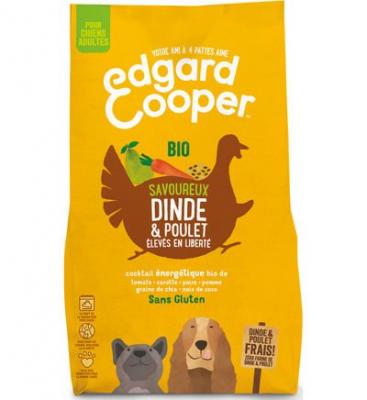 EDG COOPER Croquettes Bio chien adulte dinde & poulet 2,5 kg