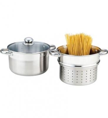 ESSENTIEL B Cuit p&acirc;tes ESSENTIELB Vapeur Inox diam 24 cm avec panier