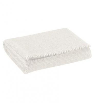 VIVARAISE Drap de bain en coton neige 90 x 150