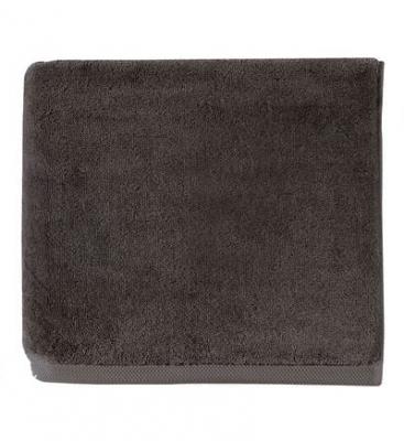 ALEXANDRE TURPAULT Drap de bain en coton gris graphite 100x160