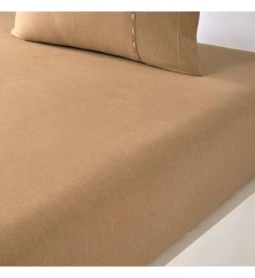 BOSS HOME Drap housse en coton modal marron, Boss Sense 