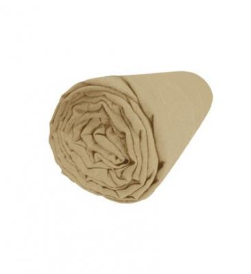 BLANC CERISE Drap housse en lin lav&eacute; bonnet 30cm, R&Ecirc;VE DE LIN