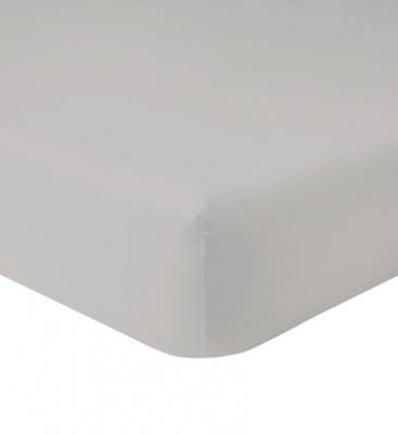 YVES DELORME Drap housse en satin beige, Triomphe 