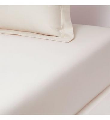 YVES DELORME Drap housse en satin beige, Triomphe 