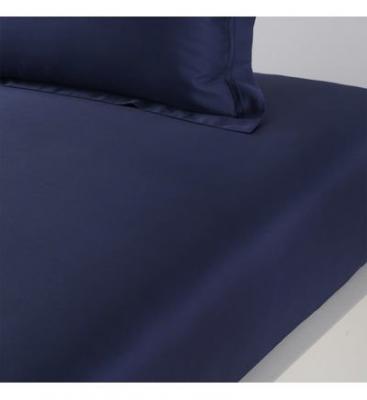 YVES DELORME Drap housse en satin de coton gris, Triomphe