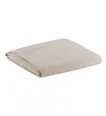 VIVARAISE Drap Housse Stonewashed Zeff naturel