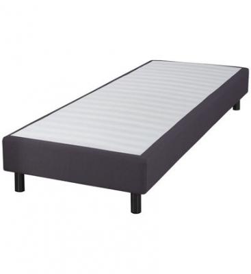 EBAC  Sommier en kit 140x190 cm  NEWKIT tissu anthracite