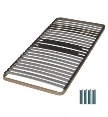 EBAC Sommier + pieds 80x190 22 lattes C322 50 x 8 mm Marron