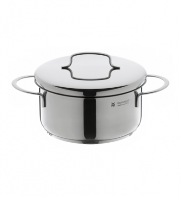 WMF Faitout bas + couvercle MINI acier inoxydable 14 cm Gris 