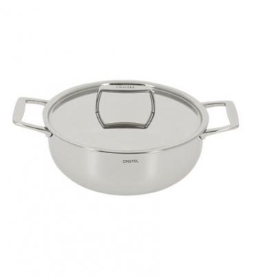CRISTEL Faitout avec couvercle inox Castel'pro 24 cm 