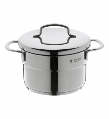 WMF Faitout haut avec couvercle Mini inox &Oslash;14 cm 1,3 L Gris 