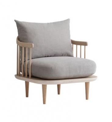 &TRADITION Fauteuil - FLY SC10 Hot Madison 094/ ch&ecirc;ne blanchi