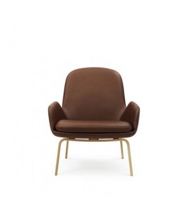 NORMANN COPENHAGEN Fauteuil Era avec structure en bois - Ch&ecirc;ne/ Tango Cuir 41598