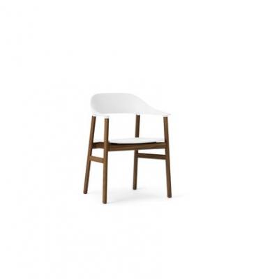 NORMANN COPENHAGEN  Fauteuil Herit  - wit - ch&ecirc;ne fum&eacute;