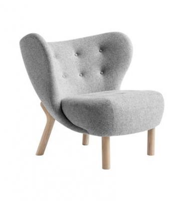&TRADITION Fauteuil Little Petra VB1 - hallingdal 130 - ch&ecirc;ne huil&eacute;