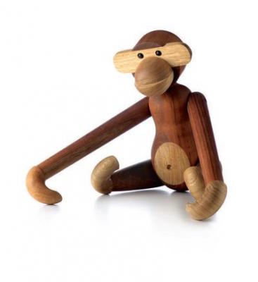 KAY BOJESEN  Figurine en bois en forme de signe - Teck/limba - petit